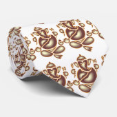 インド象の黙想のタイ ネクタイ (ロール)