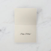 インド象ヴィンテージ旅行愛の水色 シーズンカード (内部)