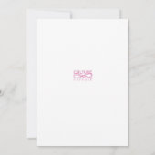 インド風招待状 | ペイズリー 招待状 (裏面)