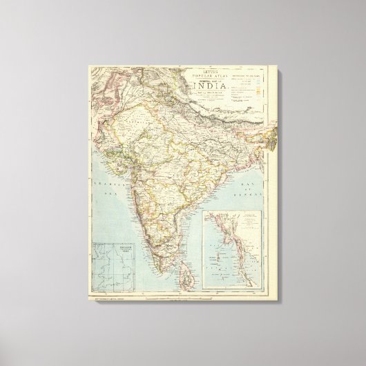 インド2 キャンバスプリント (正面)