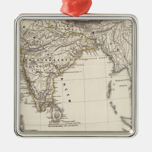 インド3 メタルオーナメント (正面)