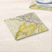 インド4 スクエアペーパーコースター (アングル)