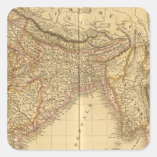 インド5 スクエアシール (正面)