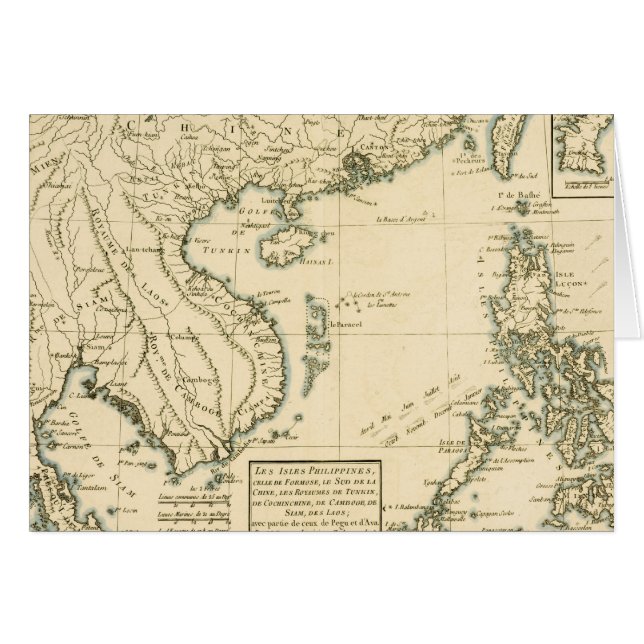 インド|のインド洋のヴィンテージの地図 (正面横)