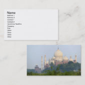 インド、アグラ、タジ·マハル 名刺 (正面/裏面)