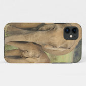 インド/アジアゾウと子供、コーベット Case-Mate iPhoneケース (裏面(横))