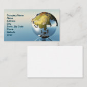 インド、アジア、日本 名刺 (正面/裏面)