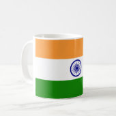 インド(インディアン)の旗 コーヒーマグカップ (正面左)