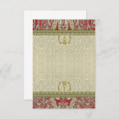 インド インドのお祝い ヒンズー教の結婚式 招待状 (正面/裏面)