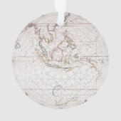 インド|インドネシアの東の海の図表 オーナメント (裏面)