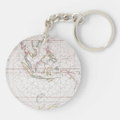 インド|インドネシアの東の海の図表 キーホルダー (裏面)