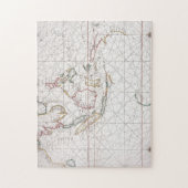 インド|インドネシアの東の海の図表 ジグソーパズル (縦)