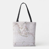 インド|インドネシアの東の海の図表 トートバッグ (裏面)