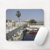 インド、ウダイプール、ピコラ湖、ジャグミンダールパレス マウスパッド (マウス)