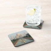 インド、ウッタル·プラデシュ、アグラ:モーニング·タジ·マハル コースター (右側)