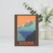 インド（カシミール）旅行ポスター葉書 ポストカード (スタンド正面)