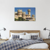 インド、カルナタカ、バンガロール：バンガロール宮殿 キャンバスプリント (インサイチュ (寝室))