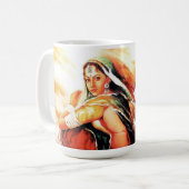 インド コーヒーマグカップ (正面左)