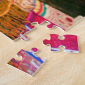 インド、ゴア、バガ：土曜夕べ市場(NR) ジグソーパズル (側面)