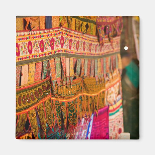 インド、ゴア、バガ：土曜夕べ市場(NR) マグネット (正面)