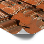 インド、ジャイプール、ハワマハル ポスター (角)