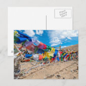 インド、ジャム&カシミール、ラダック、ナムシャングラパス ポストカード (正面/裏面)