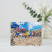 インド、ジャム&カシミール、ラダック、ナムシャングラパス ポストカード (スタンド正面)