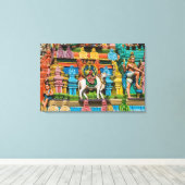 インド、タミルナードゥ、チェンナイ:カパレーシュワラー キャンバスプリント (インサイチュ (ウッドフロア))