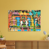 インド、タミルナードゥ、チェンナイ:カパレーシュワラー キャンバスプリント (インサイチュ (リビング))