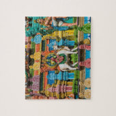 インド、タミルナードゥ、チェンナイ：カパレーシュワラー ジグソーパズル (縦)