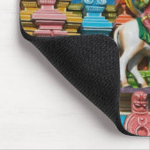 インド、タミル·ナドゥ、チェンナイ：カパレシュワラル マウスパッド (コーナー)