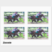 インド・チャーリー・レシートで羽ばたき 長方形シール (シート)