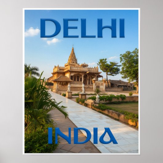 インド デリー ポスター (正面)