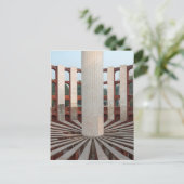 インド、デリー、Jantar Mantar ポストカード (スタンド正面)