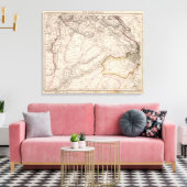 インド、パキスタン キャンバスプリント (インサイチュ (リビング))