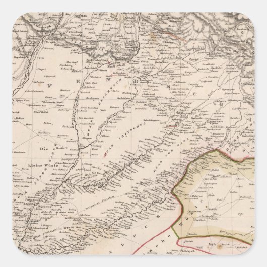 インド、パキスタン スクエアシール (正面)