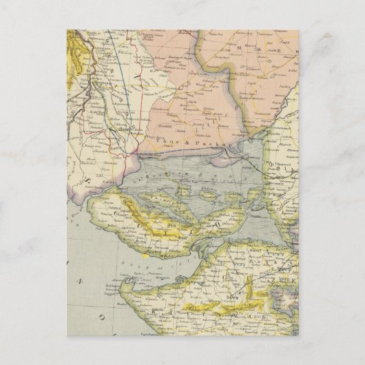 インド、パキスタン ポストカード (正面)