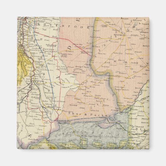 インド、パキスタン マグネット (正面)