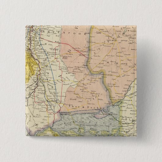 インド、パキスタン 缶バッジ (正面)