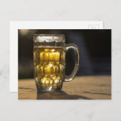 インド,ビールグラス飲料 ポストカード (正面/裏面)