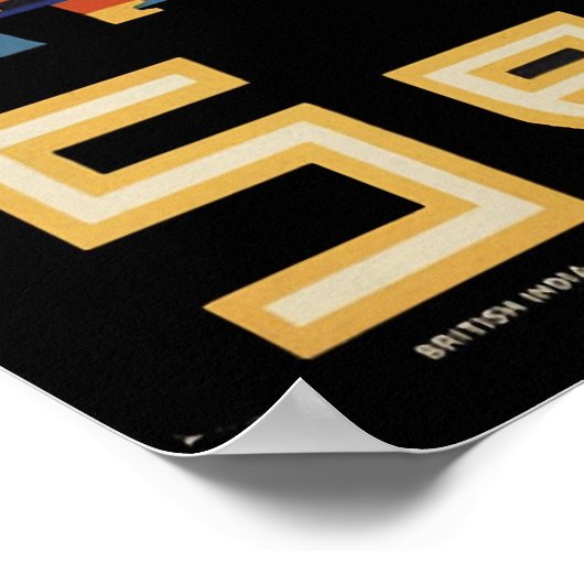 インド ポスター (角)