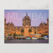 インド ムンバイ CSMT トラベル ポストカード (正面)