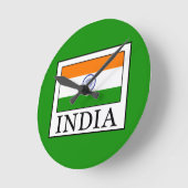 インド ラウンド壁時計 (傾斜)