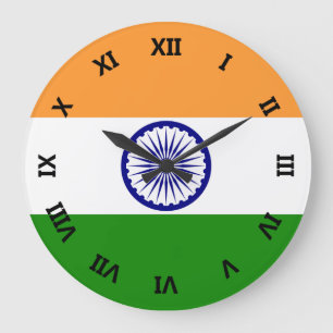 インド・ラウンド・クロック ラージ壁時計