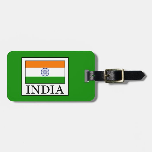 インド ラゲッジタグ (正面横)