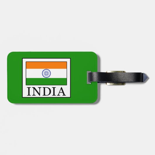 インド ラゲッジタグ (裏面横)