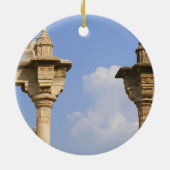 インド，ラジャスタン，ウダイプール，シティパレス2 セラミックオーナメント (裏面)