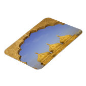 インド、ラジャスタン、ジャイサルマー。砂岩ドーム マグネット (左側)