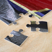 インド、ラジャスタン、ジャイプール。琥珀の砦 ジグソーパズル (側面)