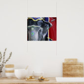 インド、ラジャスタン、ジャイプール。琥珀の砦 ポスター (キッチン)